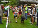 Ici, la course avec une junior ...